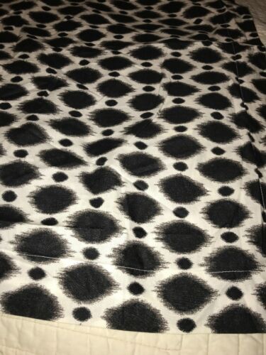 Pottery Barn PB Teen Pair Organic Cotton Pillow Shams Black White Standard - Fresh Stock Dated December 2025