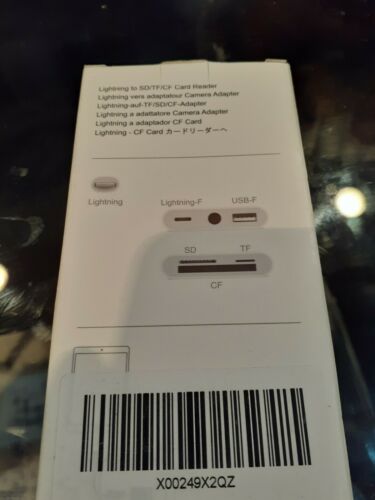 Lighting To 5 In 1 Card Reader Camera Adapter - Fresh Stock Dated February 2026