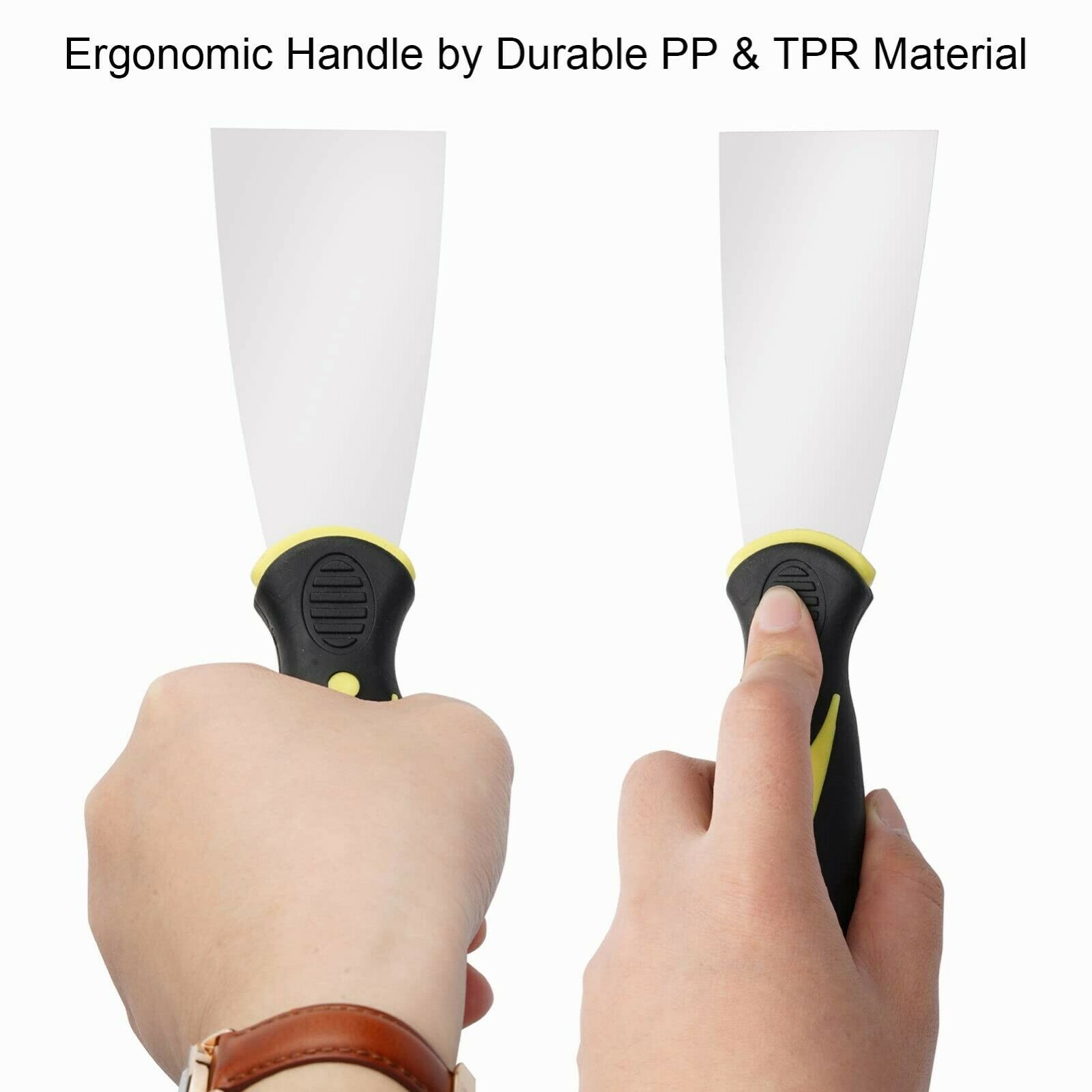 10 Pcs Putty Knife Scrapers Spackle Knife Stainless Steel Paint Scraperfor Dryw. - Fresh Stock Dated February 2026