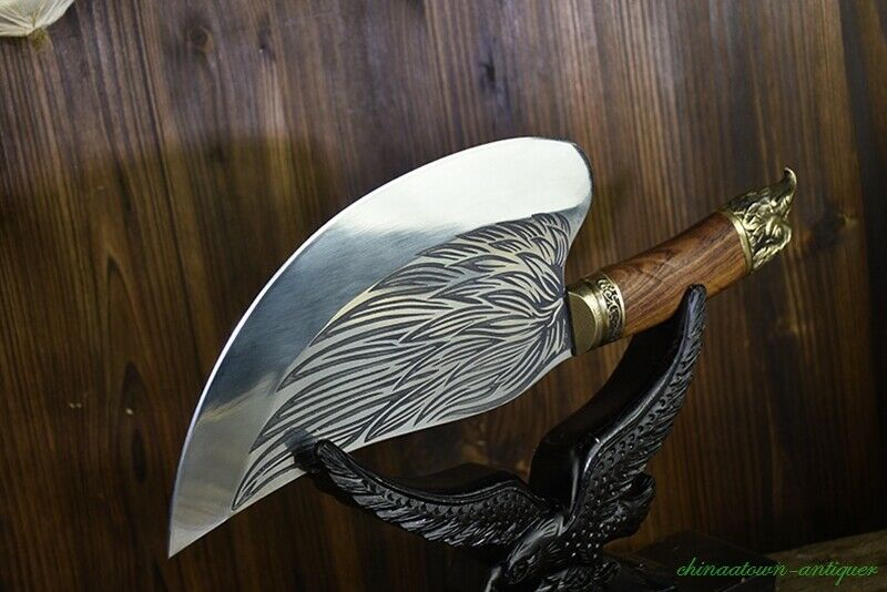 Meat Cleaver Knife Kitchen Knife Butcher Knife Meat Cleaver Steel Blade #2688 - Fresh Stock Dated January 2026