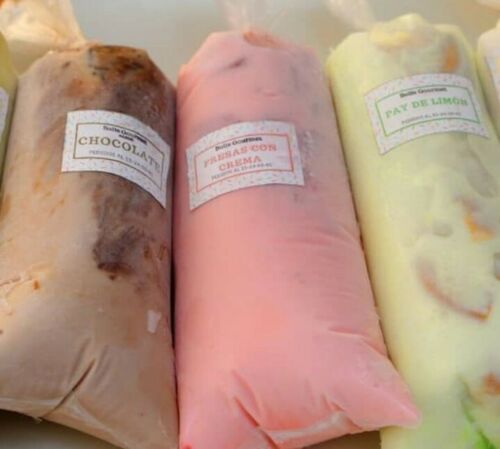 100 BOLSAS para HELADOS Bolis((( 10×25 ))) Saborines hielitos ice pop bags soda - Fresh Stock Dated December 2025