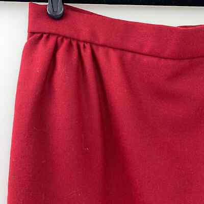 VTG Red wool a line skirt - Fresh Stock Dated February 2026