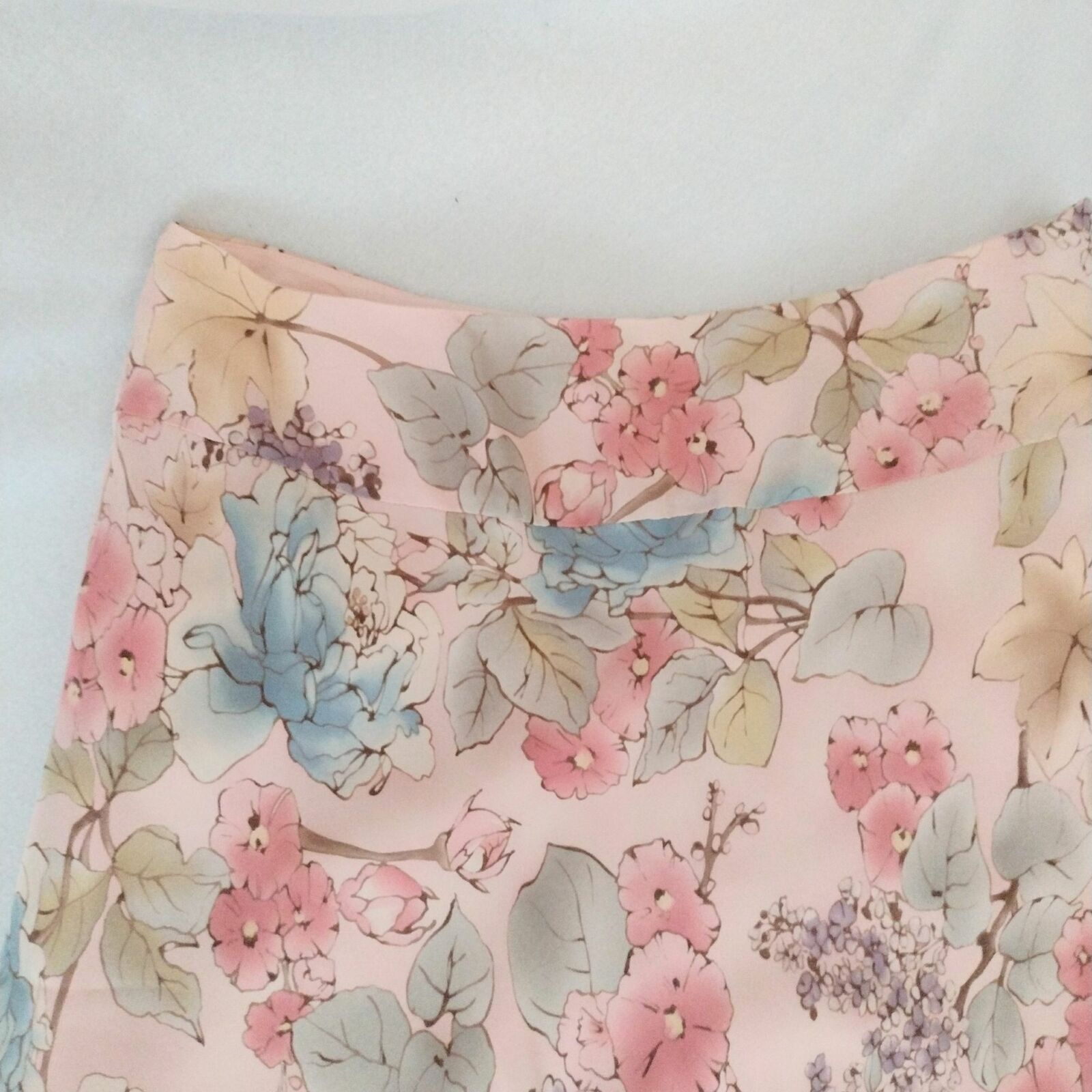 Phase Eight Pink Floral Silk Skirt M Vintage Y2K Bias Cut Knee Length 12 - Fresh Stock Dated March 2026