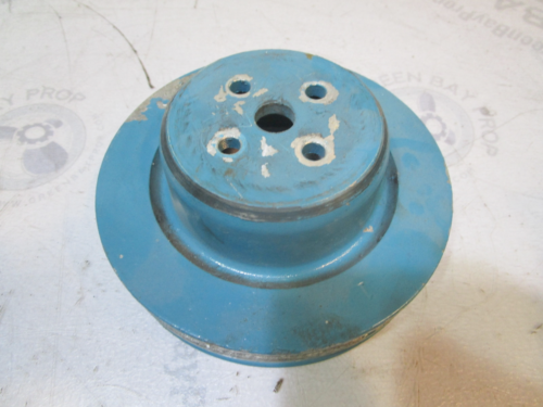 D3JL-8A528-F Ford V8 Aluminum Water Pump Pulley 2 Groove OMC Mercruiser - Fresh Stock Dated February 2026