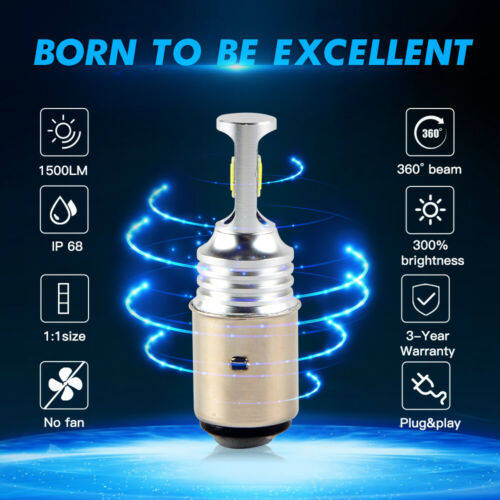 Fits for KTM 500 EXC XCW 2012-2013 LED Headlight 6500K White 100W 3000LM 2 Bulbs - Fresh Stock Dated February 2026