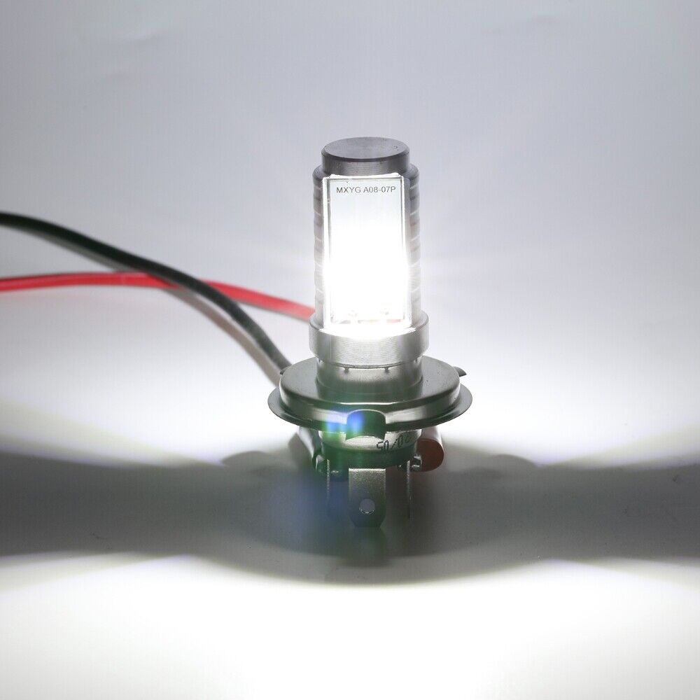 Fanless H4 9003 LED Headlight Hi/Low Beam Bulb Fit Motorcycle Super Bright White - Fresh Stock Dated February 2026