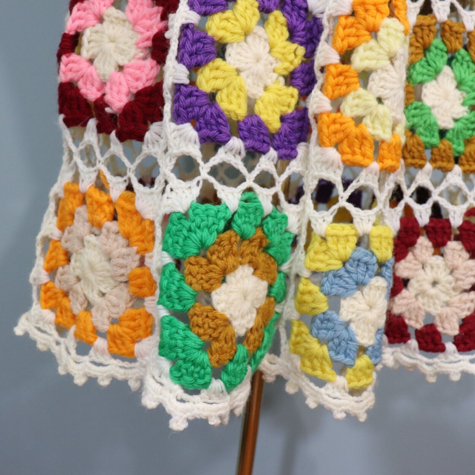 Vintage Granny Square Crochet Skirt - Fresh Stock Dated March 2026