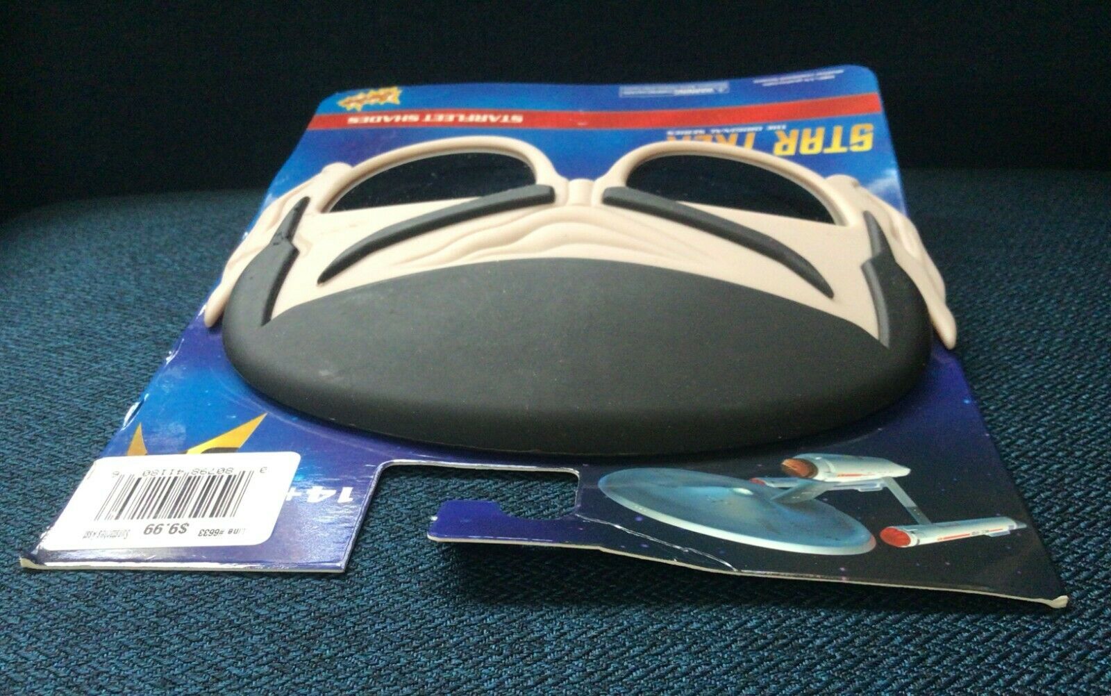 Funny STAR TREK SPOCK SUNGLASSES TV Series Cartoon Hair Mask Adult Joke Gag Ear - Fresh Stock Dated December 2025