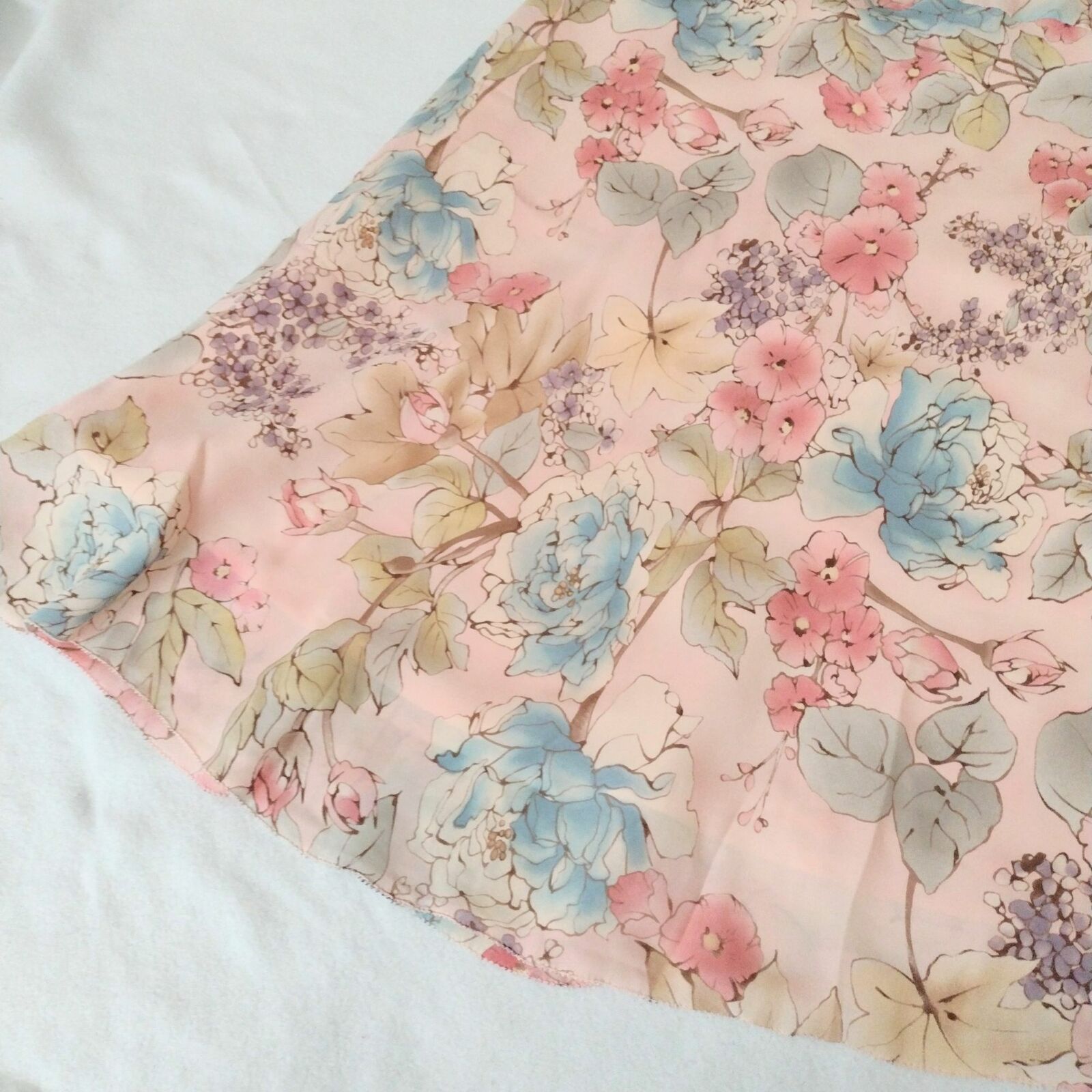 Phase Eight Pink Floral Silk Skirt M Vintage Y2K Bias Cut Knee Length 12 - Fresh Stock Dated March 2026
