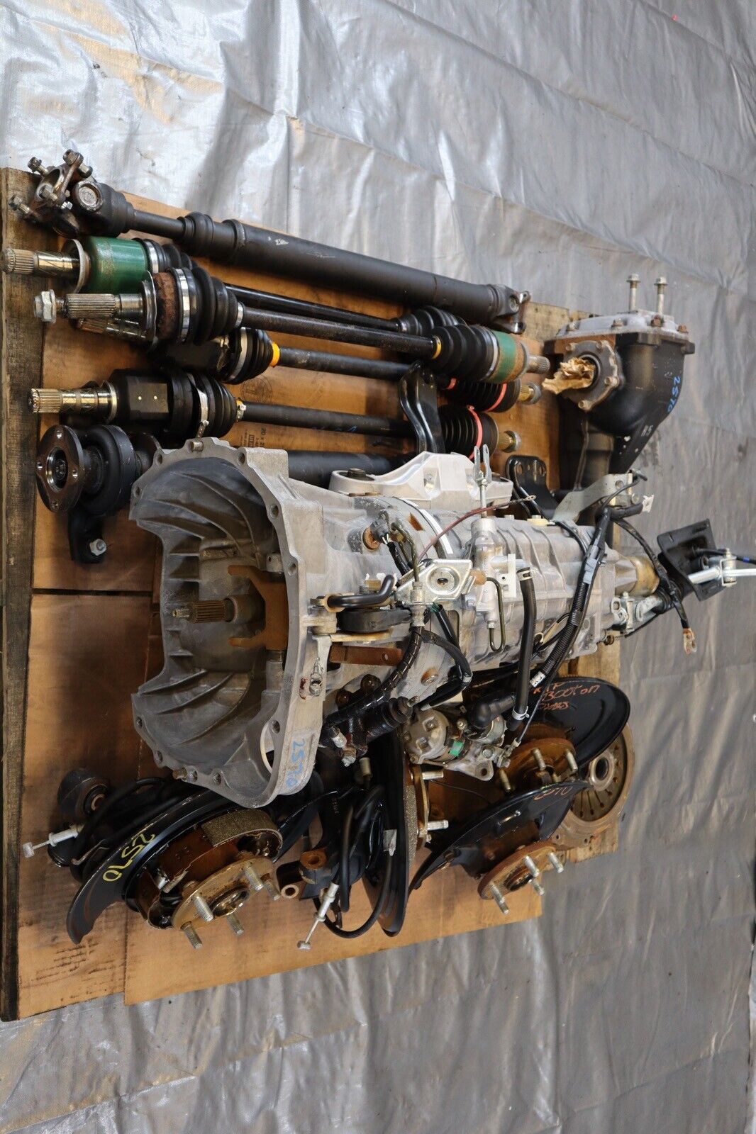 2018 SUBARU WRX STI OEM 6SPD MANUAL TRANSMISSION SWAP KIT TY85UW6AA 60,672 MILES - Fresh Stock Dated February 2026