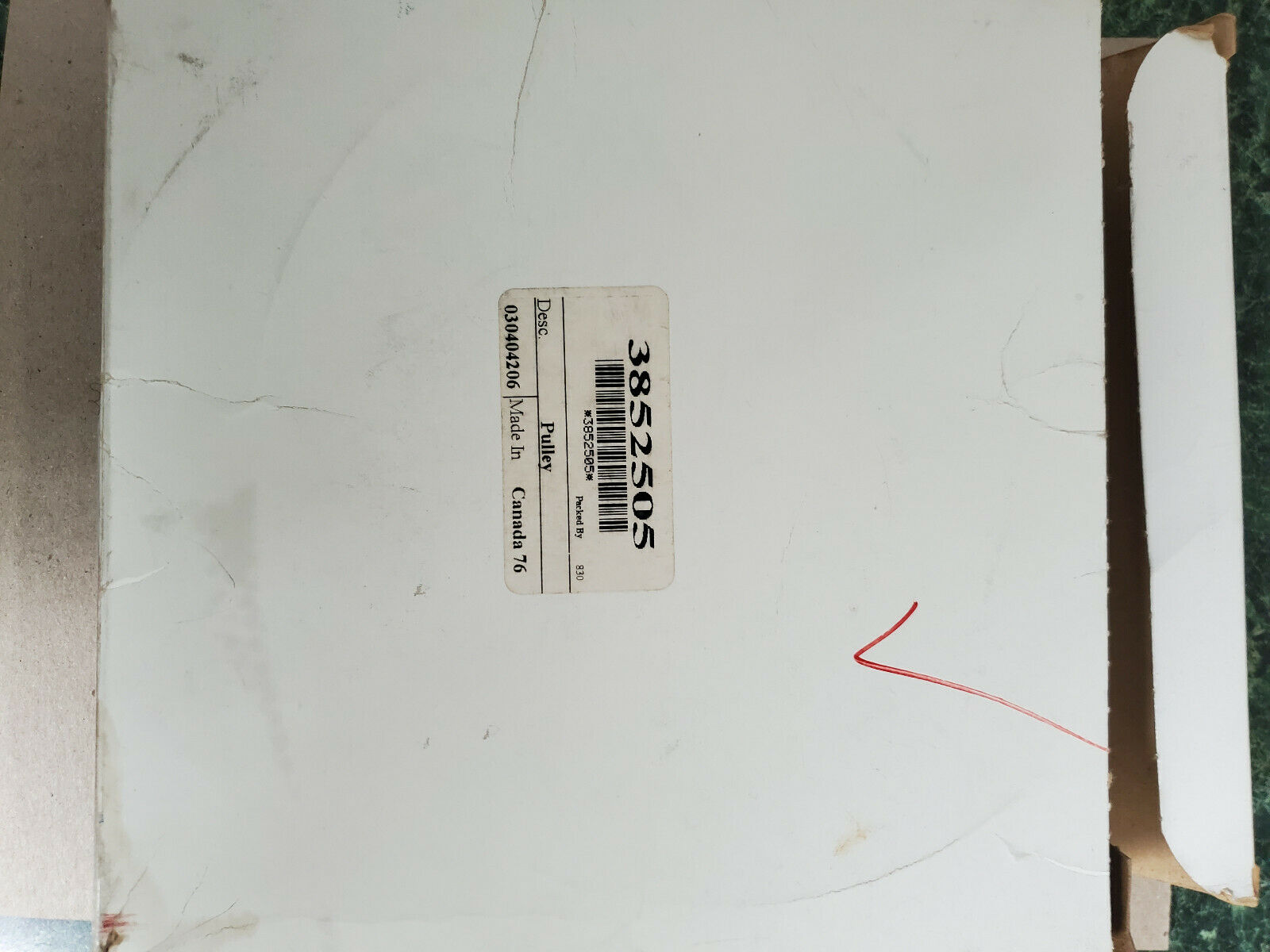 Volvo Penta 5.7 vortec Crankshaft pulley new old stock. - Fresh Stock Dated February 2026