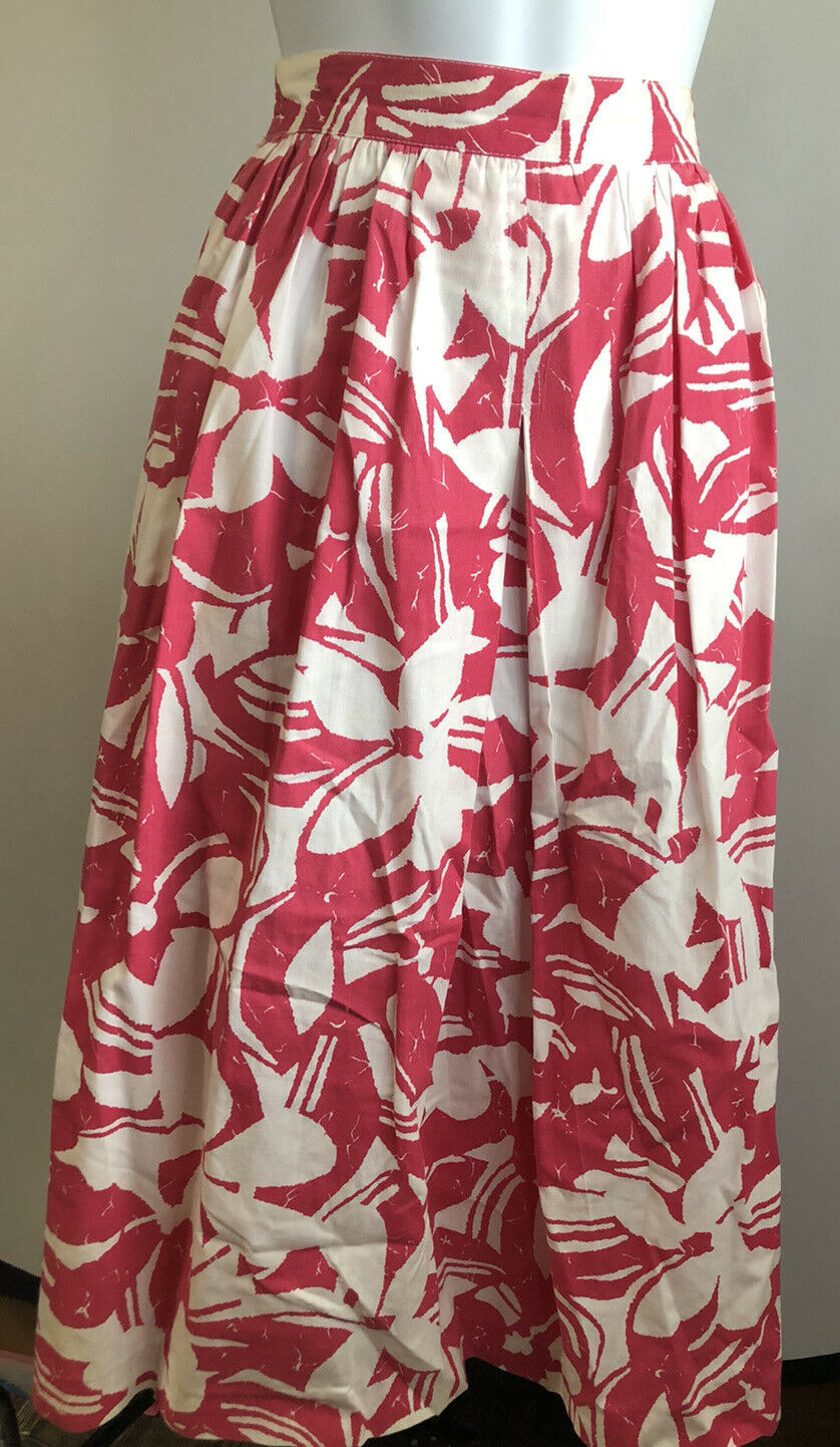 Vintage Innervisions By Ship’N Shore Skirt Pink White Floral Elastic Size 10 - Fresh Stock Dated March 2026