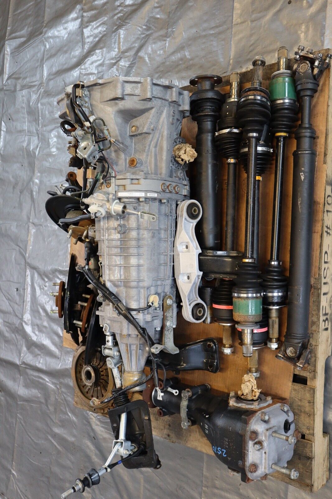 2018 SUBARU WRX STI OEM 6SPD MANUAL TRANSMISSION SWAP KIT TY85UW6AA 60,672 MILES - Fresh Stock Dated February 2026