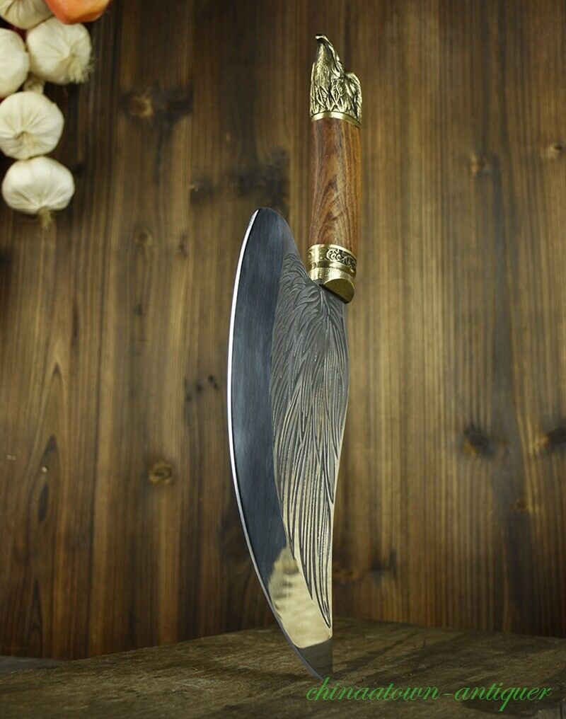 Meat Cleaver Knife Kitchen Knife Butcher Knife Meat Cleaver Steel Blade #2688 - Fresh Stock Dated January 2026