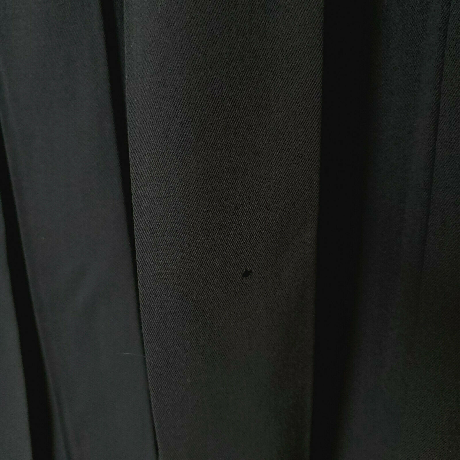 vintage Abercrombie and Fitch Navy Blue Pleated Maxi Skirt Wool sz 8 80s - Fresh Stock Dated February 2026