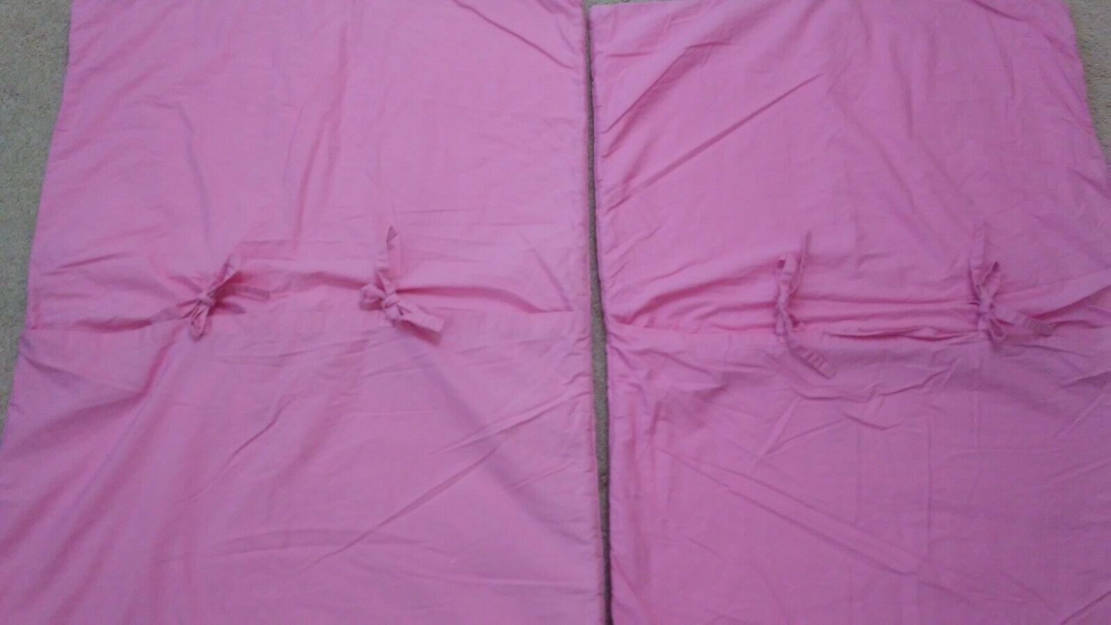 Lot of 2 POTTERY BARN Kids Quilted Pillow Shams Multi Color Cotton Size 20