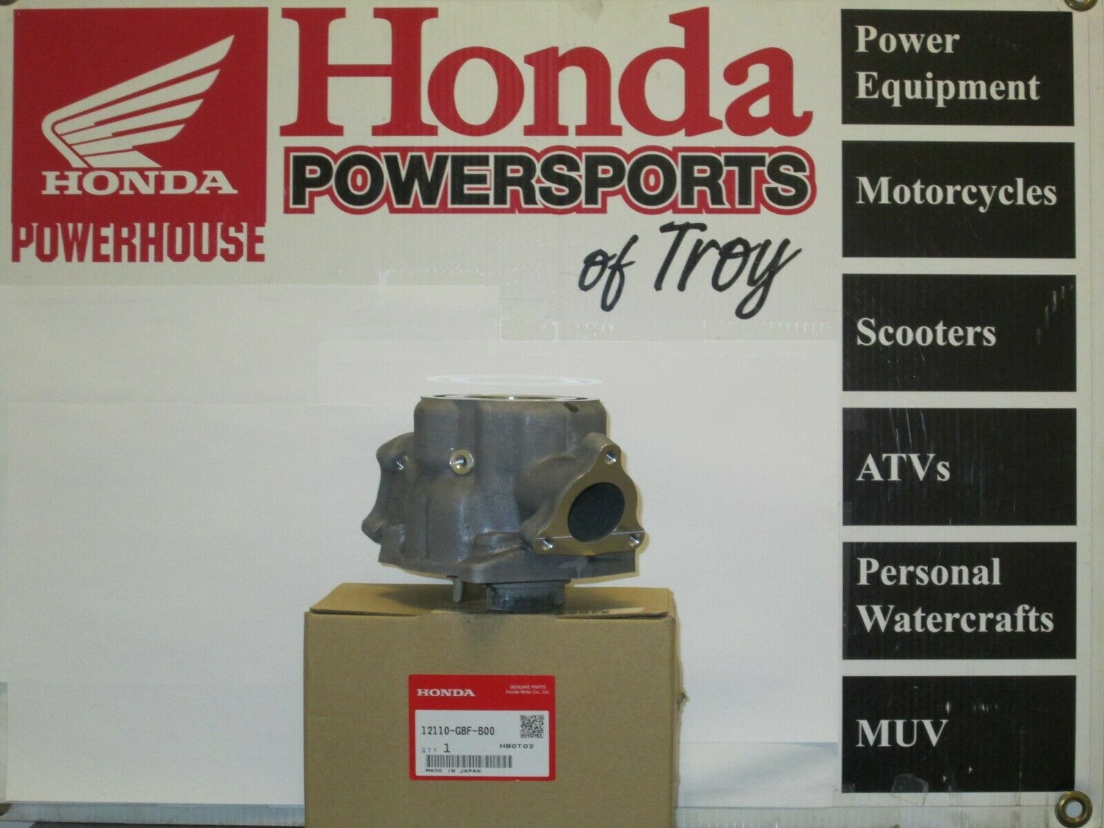 GENUINE HONDA OEM CYLINDER 2003-2004 CR85R 12110-GBF-B00 - Fresh Stock Dated February 2026