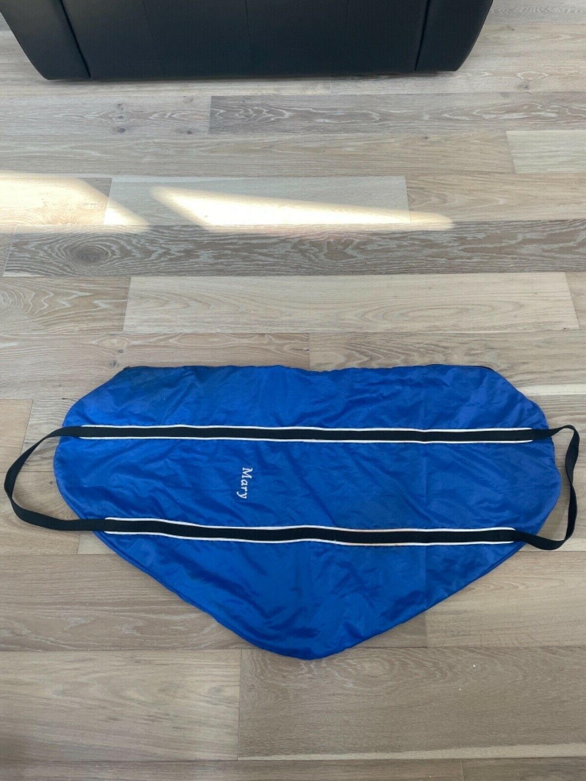 DOVER BLUE ENGLISH FLEECE LINED SADDLE CARRIER 25