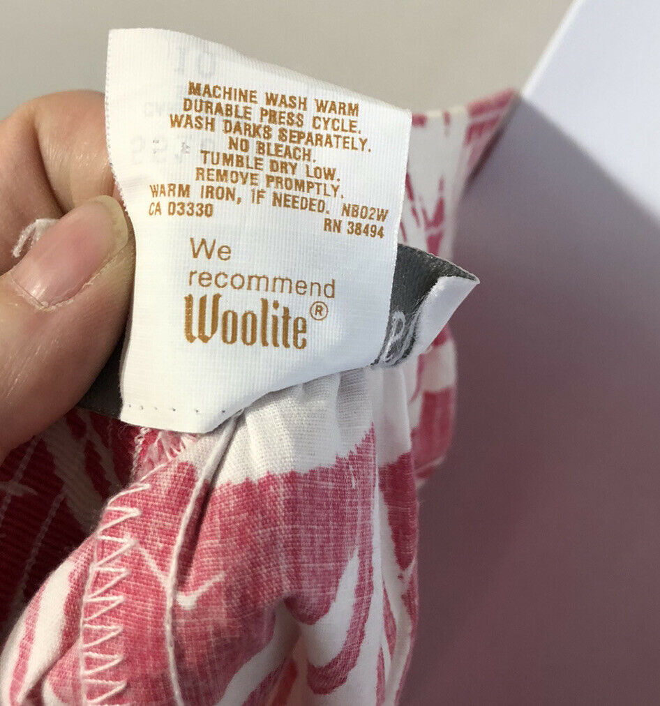 Vintage Innervisions By Ship’N Shore Skirt Pink White Floral Elastic Size 10 - Fresh Stock Dated March 2026