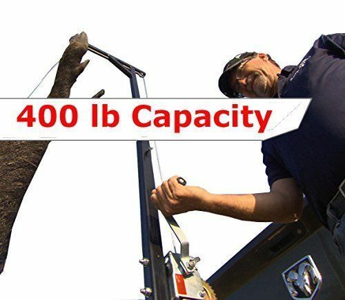500lb Deer Hunt Game Hoist Hitch Mounted - Complete Kit (Includes Winch/Gambrel) - Fresh Stock Dated December 2025