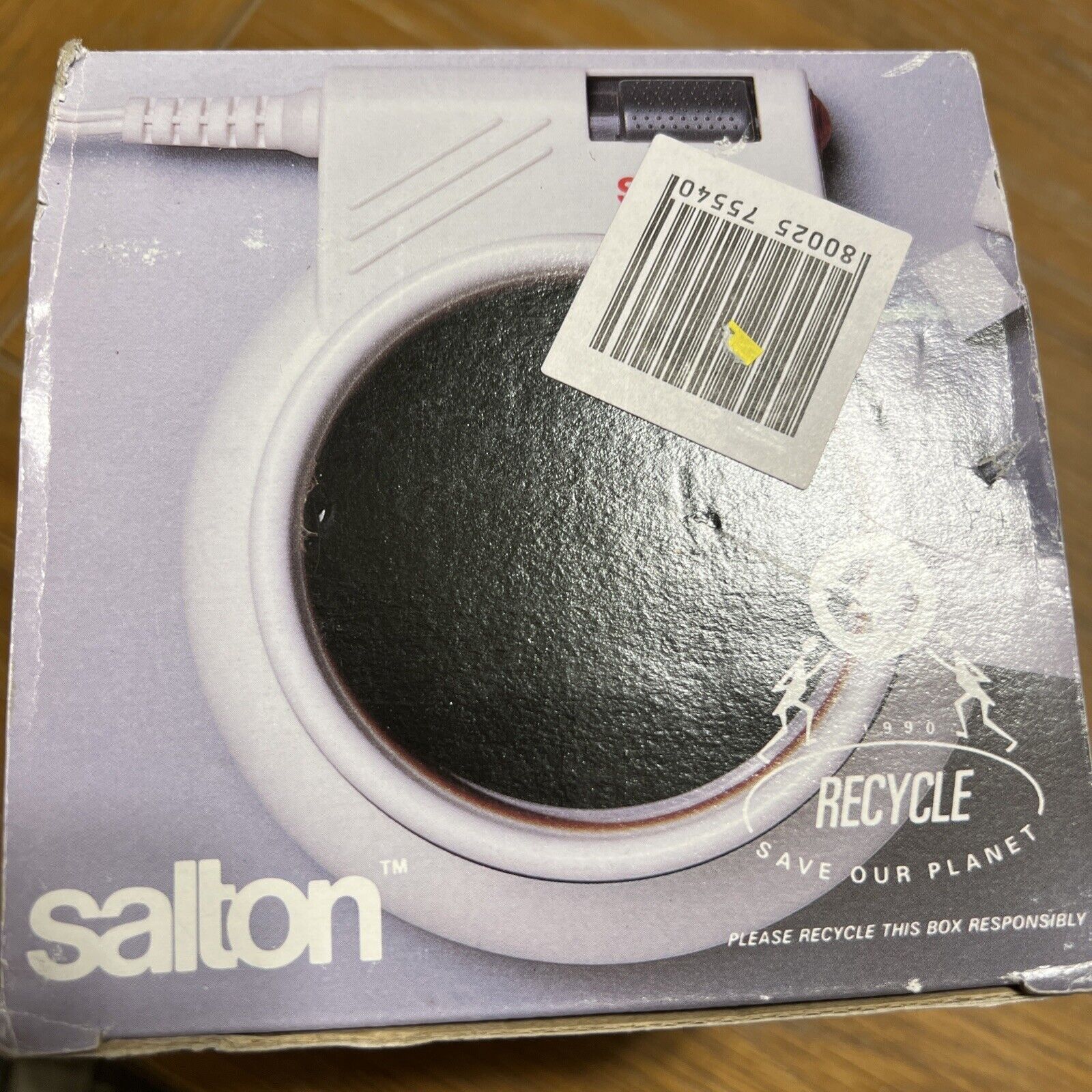 Salton Hot Spot II 2 Coffee Hot Beverage Warmer Ceramic Mug White NEW w Instruc. - Fresh Stock Dated February 2026