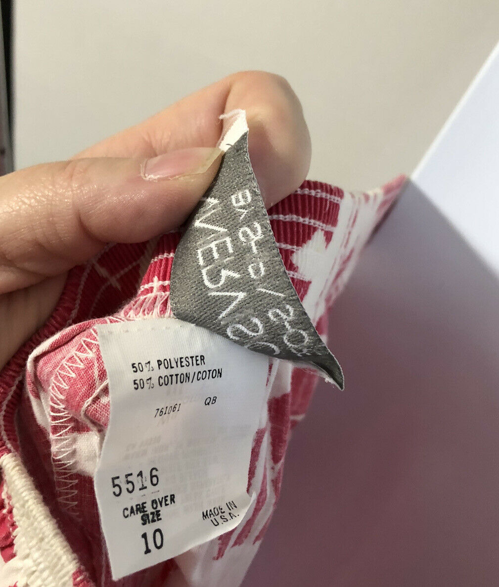 Vintage Innervisions By Ship’N Shore Skirt Pink White Floral Elastic Size 10 - Fresh Stock Dated March 2026