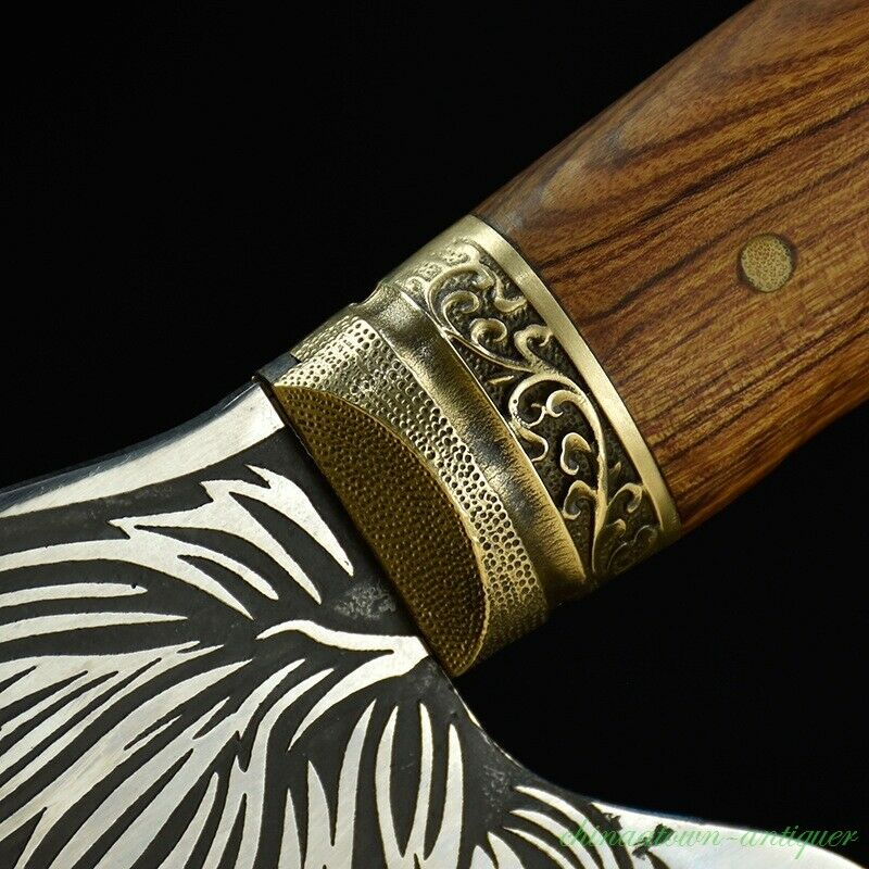 Meat Cleaver Knife Kitchen Knife Butcher Knife Meat Cleaver Steel Blade #2688 - Fresh Stock Dated January 2026