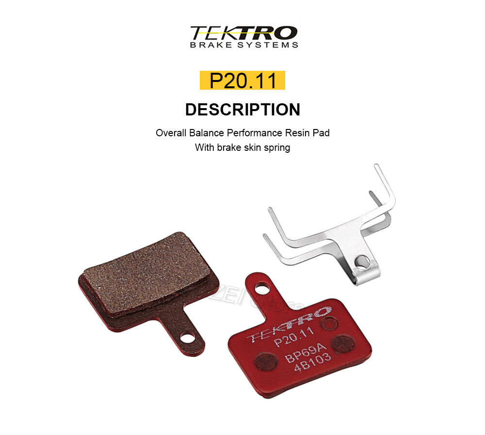 TEKTRO P20.11 Disc Brake Pads Bike Pads Metal Ceramic for SHIMANO BR-M900 - Fresh Stock Dated February 2026