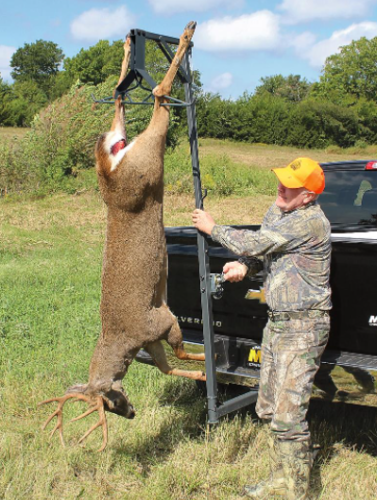 Deer Hoist Gambrel Swivel Hitch Lift System Tubular Steel Deluxe Hunting Tools - Fresh Stock Dated December 2025