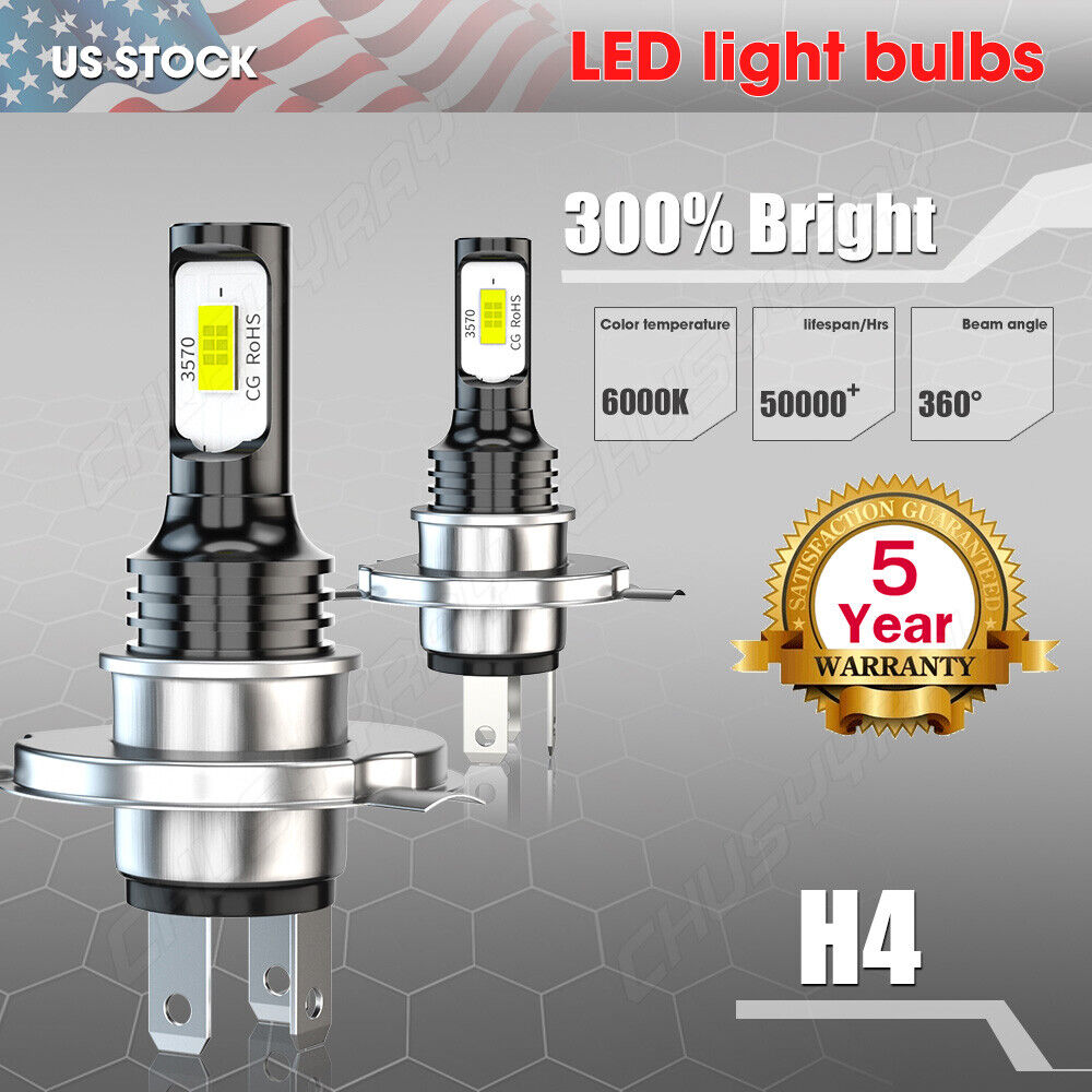 Super Bright LED light bulb for Kawasaki 2019, 2020 Vulcan S VN650 ABS headlight - Fresh Stock Dated February 2026