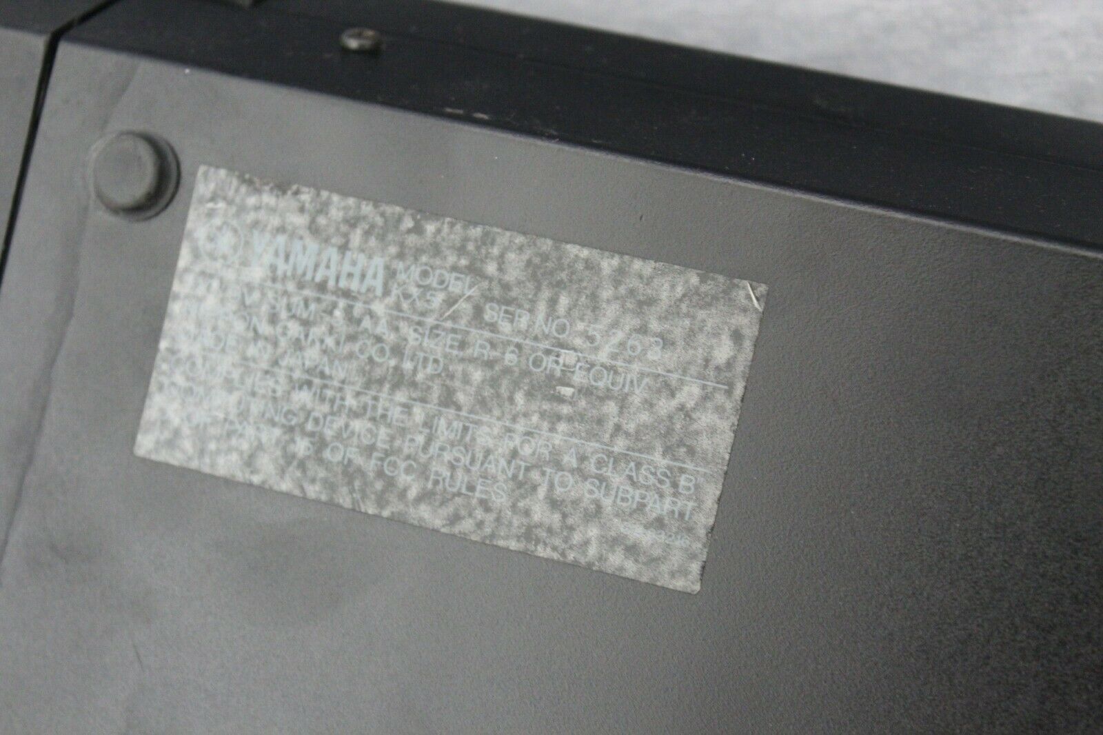 Yamaha KX 5 Keytar Midi Controller AS IS FOR PARTS REPAIR - Fresh Stock Dated February 2026