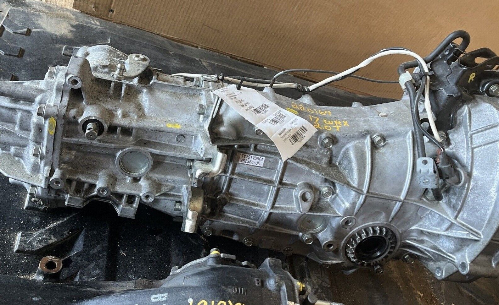 15 16 17 Subaru WRX 2.0L MT Transmission & Rear Differential 4.11 ratio 55k NICE - Fresh Stock Dated February 2026