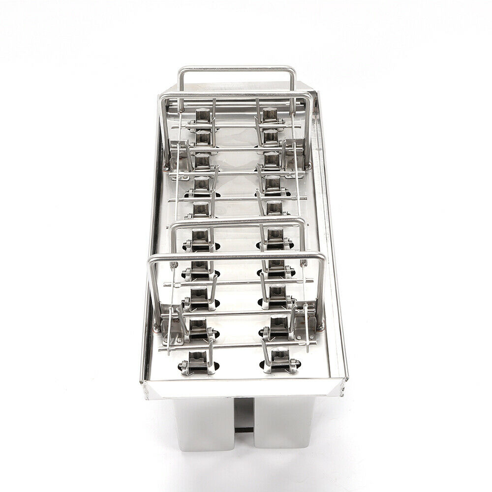 20pc Ice Cream Stick Mold DIY Ice Pop Lolly Popsicle Mold Holder Stainless Steel - Fresh Stock Dated February 2026