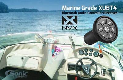 NVX XUBT4 Universal Bluetooth Receiver and Remote Control with Bar Mount - Fresh Stock Dated February 2026