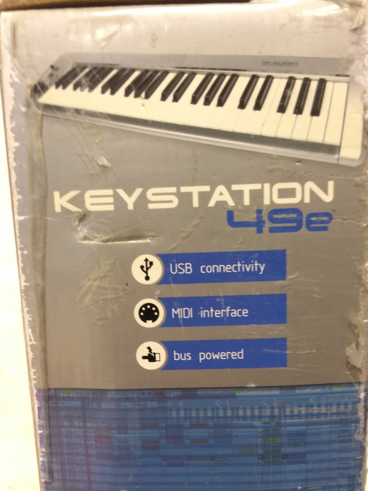 M-Audio Keystation 49E 49 Key Mobile USB MIDI Controller WORKING FREE SHIPPING - Fresh Stock Dated February 2026