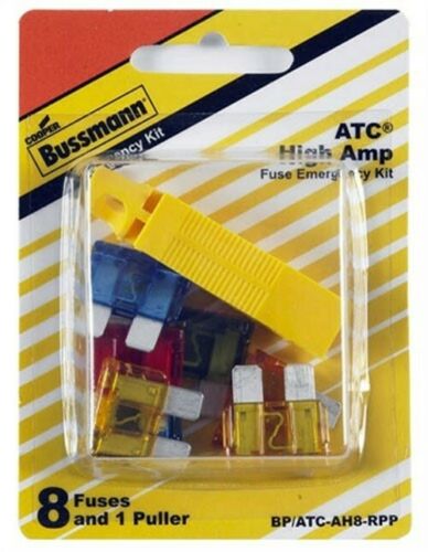 ATC High Amp Fuse Assortment by Cooper Bussmann, 3PK - Fresh Stock Dated February 2026