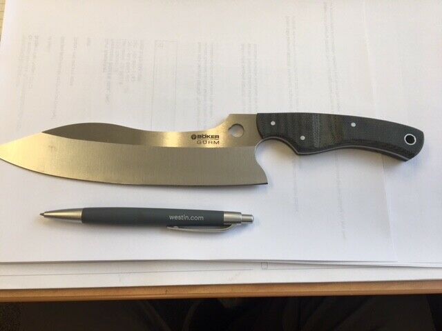 BOKER GORM CHEF'S KNIFE BLACK 130560 - Fresh Stock Dated December 2025