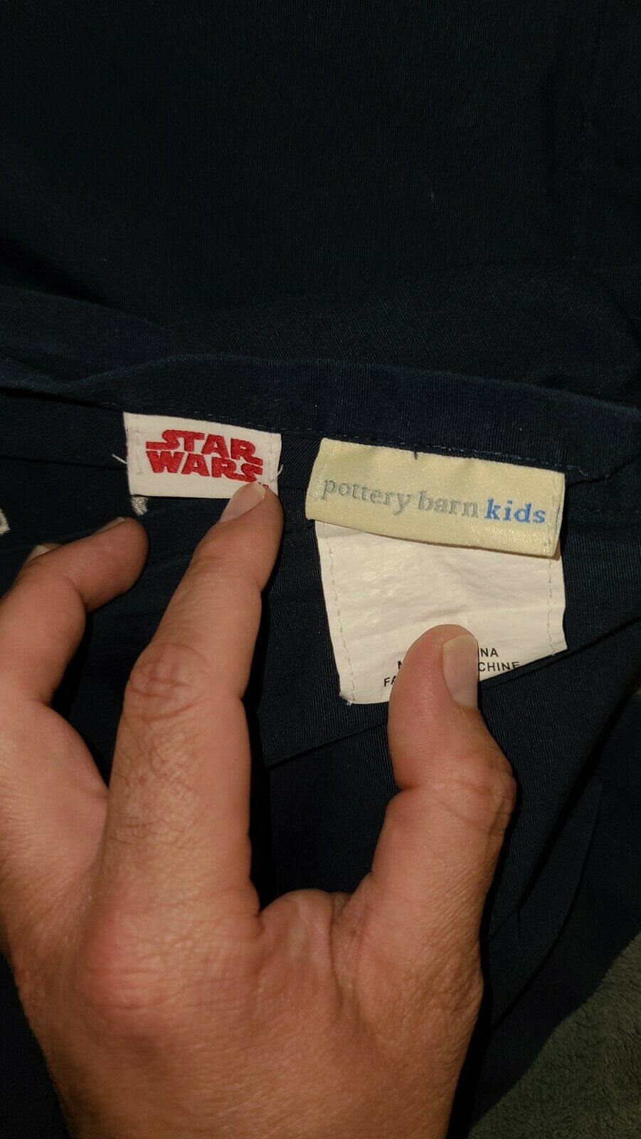 Star Wars Pottery Barn Kids MAY THE FORCE BE WITH YOU Pillow & Sham/Case - Fresh Stock Dated February 2026