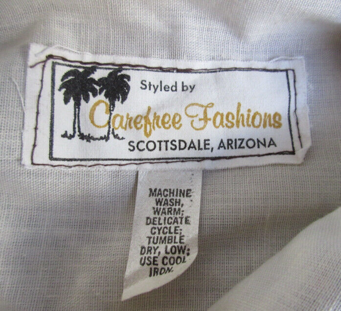 Vintage 1970s Carefree Fashions Scottsdale Arizona Patchwork Floral Maxi Skirt - Fresh Stock Dated March 2026