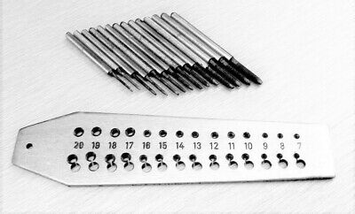 Mini Tap and Die Set 14 Taps Screwplate 0.7mm -2mm Range Jewelry & Watch Repair - Fresh Stock Dated December 2025