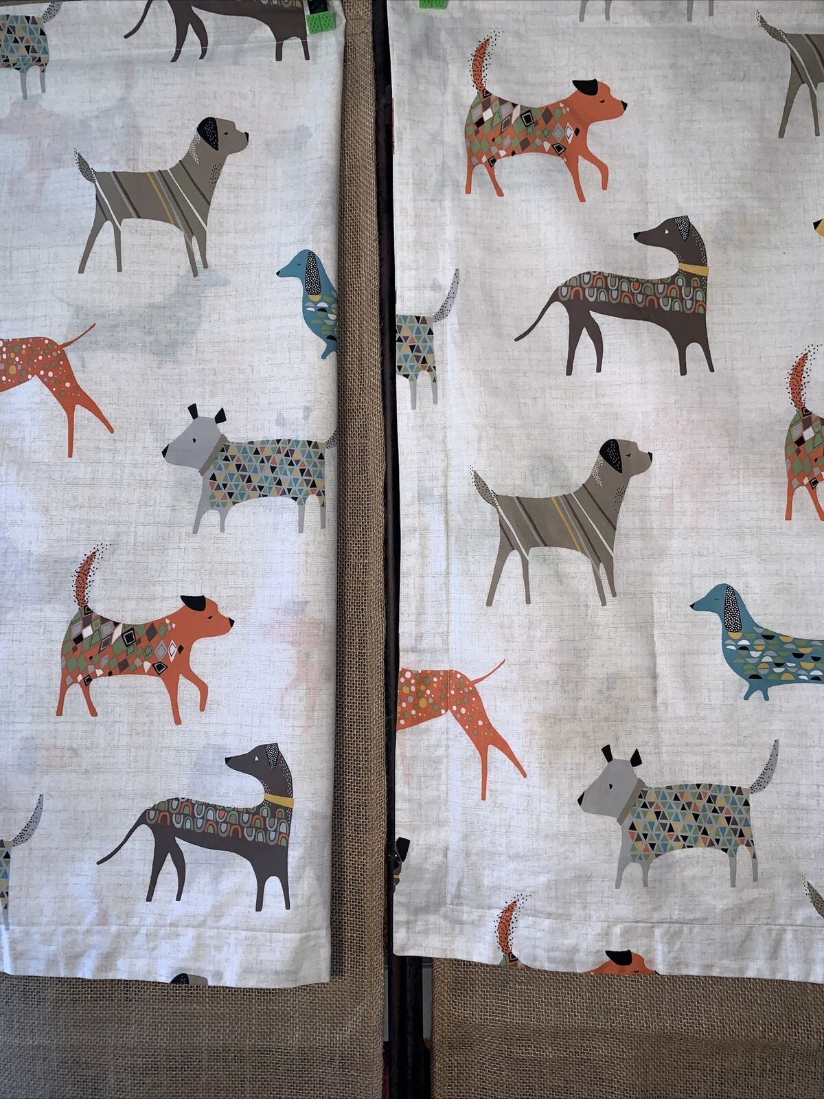 The Company Store Modern Dogs 2 Pillow Shams 29” Squares Super Cute! - Fresh Stock Dated December 2025