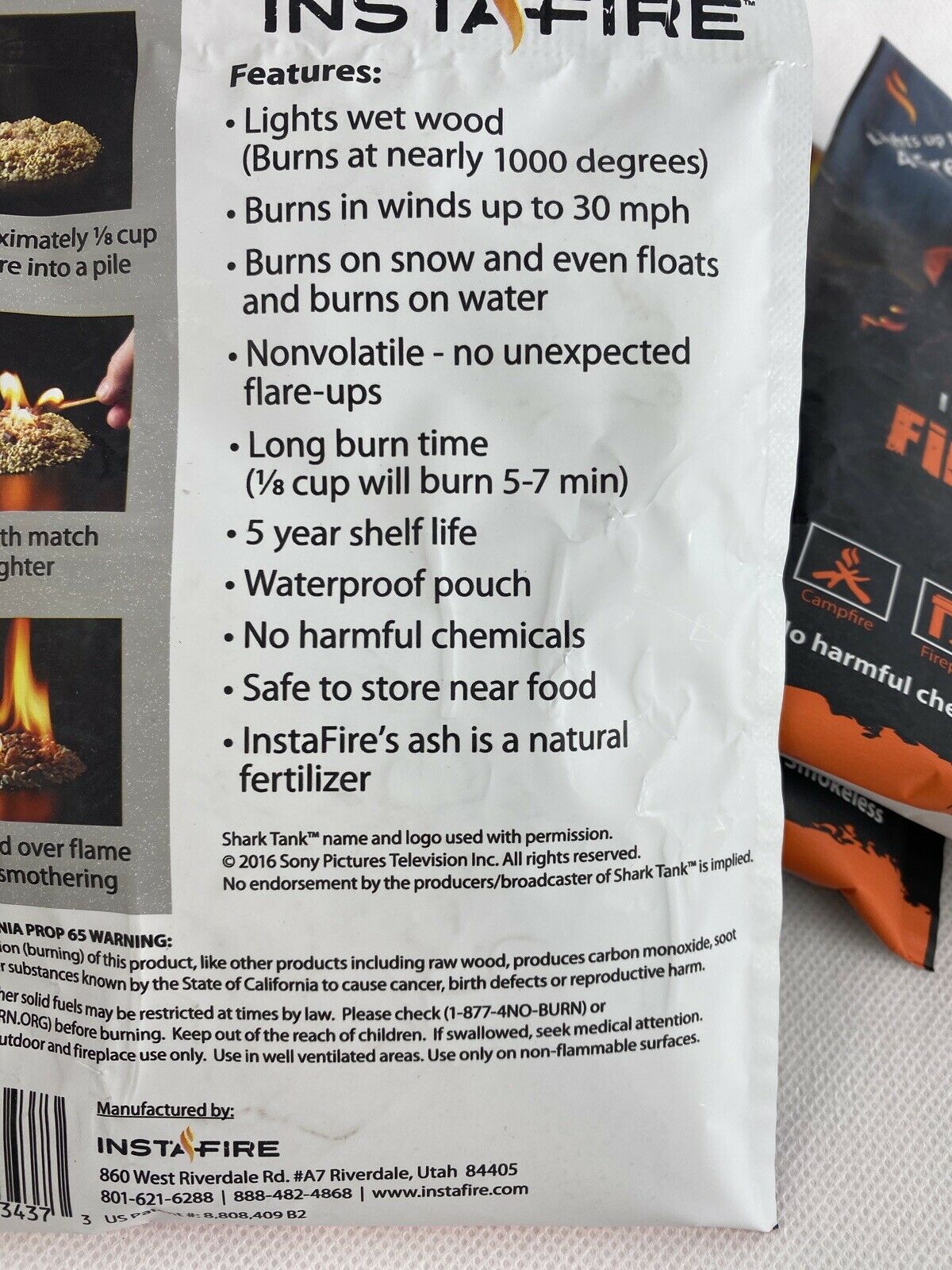 InstaFire Granulated Fire Starter, All Natural, Eco-Friendly 5 Pk Free Shipping - Fresh Stock Dated December 2025