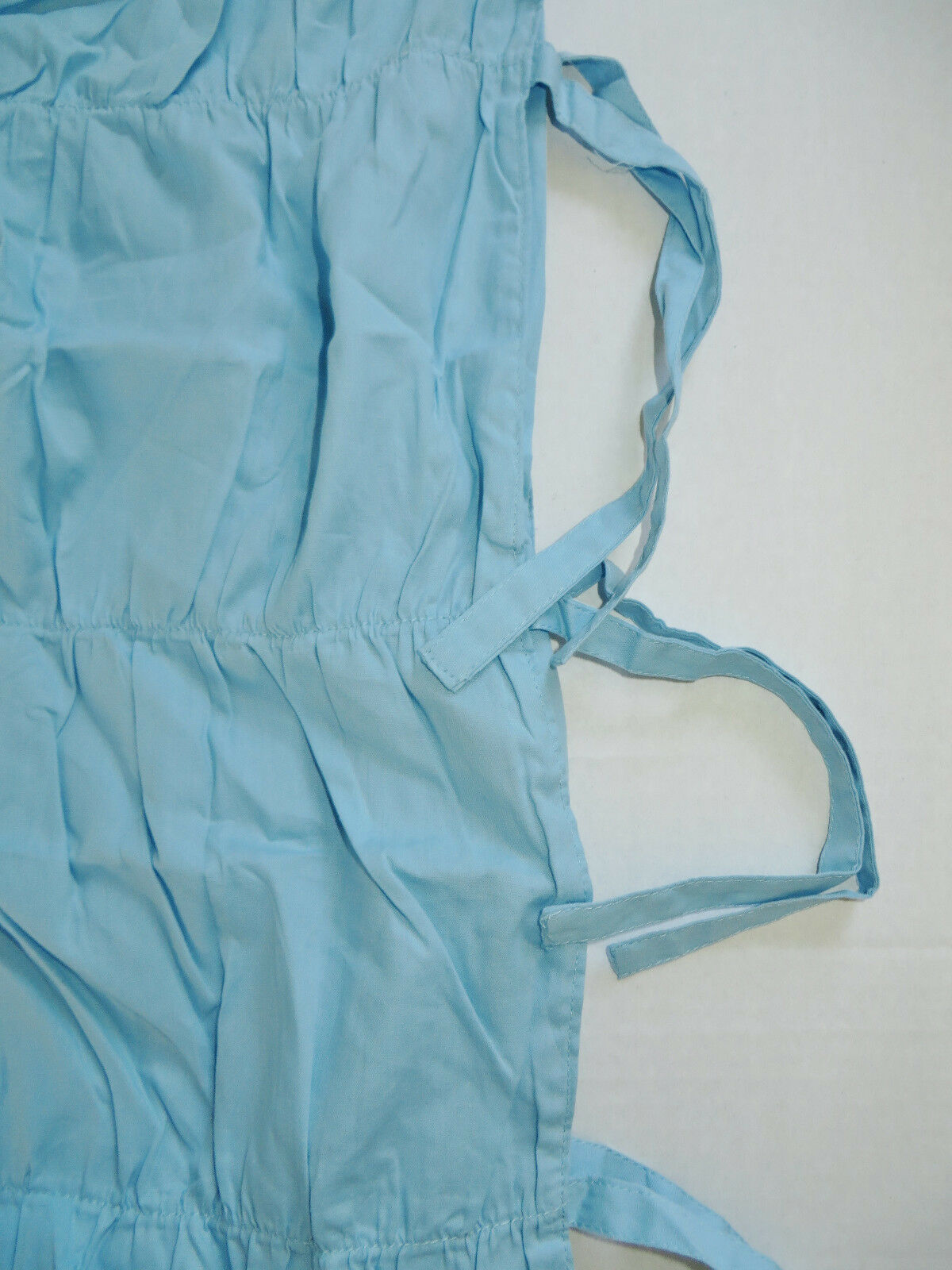 Pottery Barn Teen Ruched Euro Sham Sky Blue Cotton Dorm New - Fresh Stock Dated December 2025