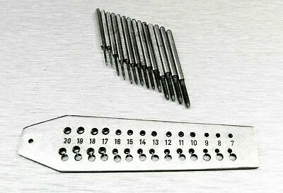 Mini Tap and Die Set 14 Taps Screwplate 0.7mm -2mm Range Jewelry & Watch Repair - Fresh Stock Dated December 2025