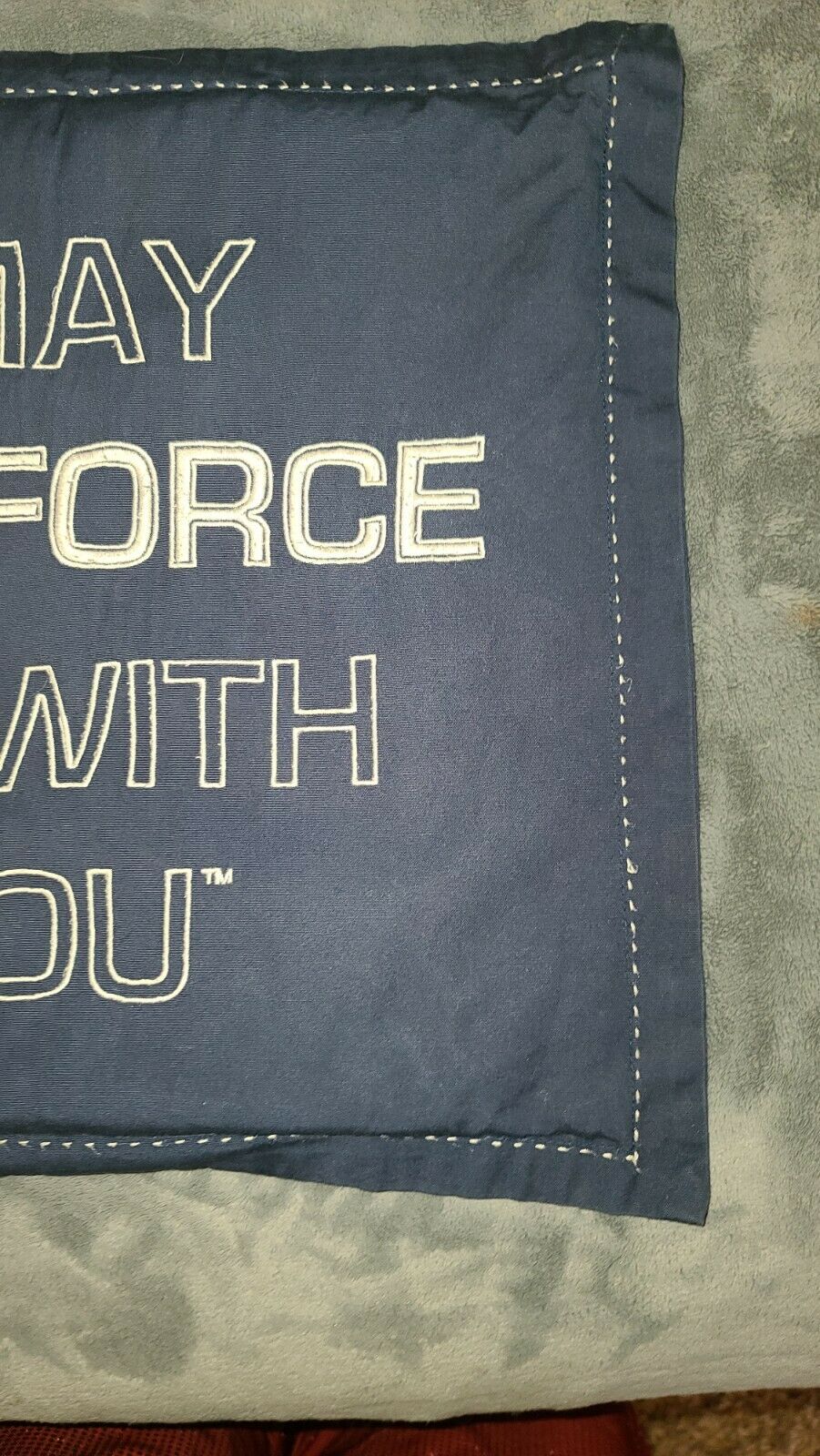 Star Wars Pottery Barn Kids MAY THE FORCE BE WITH YOU Pillow & Sham/Case - Fresh Stock Dated February 2026