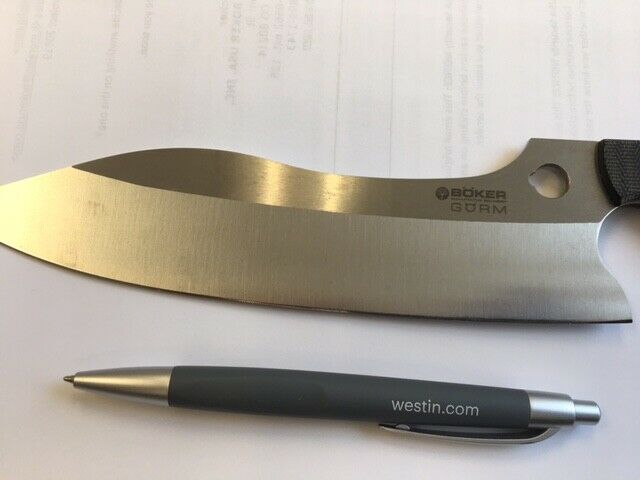 BOKER GORM CHEF'S KNIFE BLACK 130560 - Fresh Stock Dated December 2025