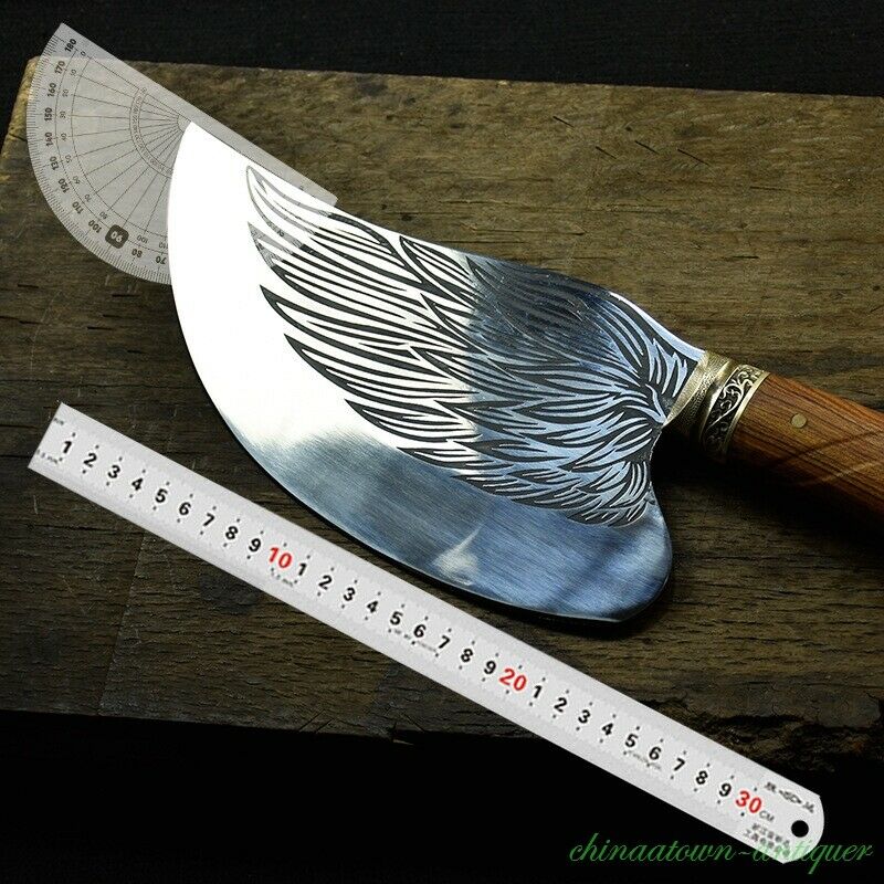 Meat Cleaver Knife Kitchen Knife Butcher Knife Meat Cleaver Steel Blade #2688 - Fresh Stock Dated January 2026