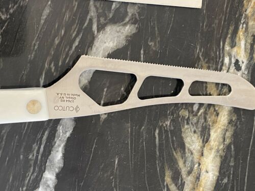 Excellent CUTCO Cheese Knife, 1764 KG Pearl White Stainless Steel - Fresh Stock Dated December 2025