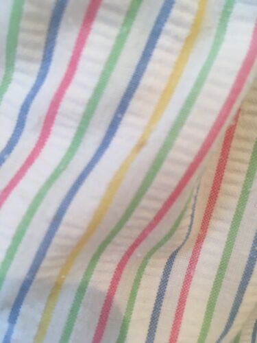 Preppy  LL Bean 1980s Vintage Rainbow Stripe wrap-around Skirt Small Cute! - Fresh Stock Dated February 2026
