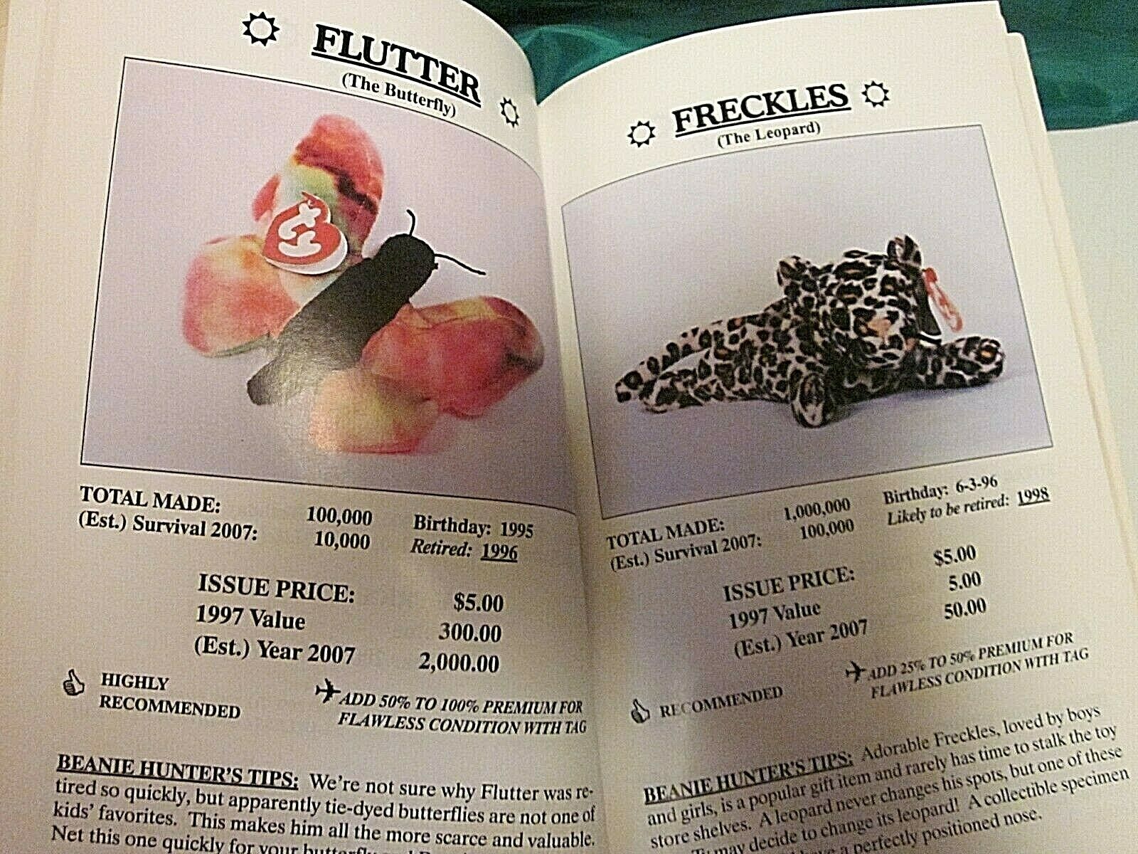 The Beanie Baby Handbook by Les and Sue Fox - Beanie Babies - 1997 - VGC - Fresh Stock Dated December 2025